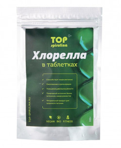 TOP Spirulina Хлорелла, 100 гр