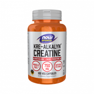 NOW Kre-Alkalyn Creatine 750 mg, 120 капсул