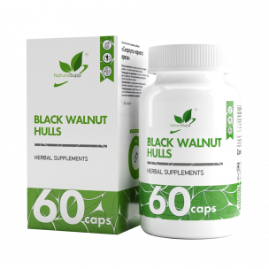 Natural Supp Black Walnut Hulls, 60 капсул