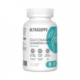 Ultrasupps Glucosamine Chondroitin MSM Flex Formula, 60 таблеток