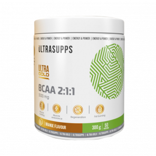 Ultrasupps Ultra Gold BCAA 2:1:1, 300 грамм