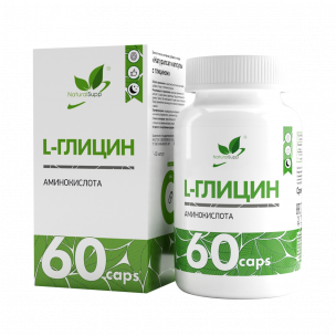 Natural Supp L-Glycine, 60 капсул
