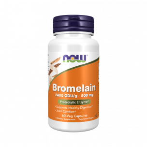 NOW Bromelain 2400 GDU/g-500 mg