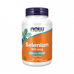 NOW Selenium 100 mcg, 250 таблеток