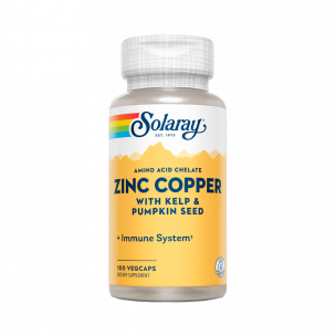 Solaray Zinc Copper, 100 капсул