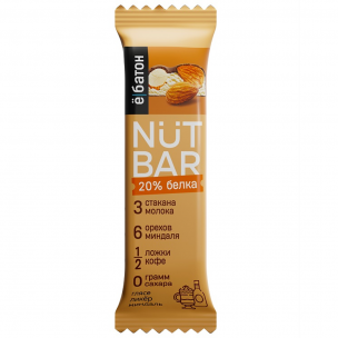 Ёбатон Батончик глазированный NUT BAR, 40 гр