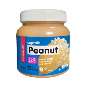 Chikalab Captain penaut паста арахисовая с морской солью, 250 грамм