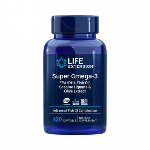Life Extension Super Omega-3 EPA/DHA Fish Oil, Sesame Lignans &amp; Olive Extract