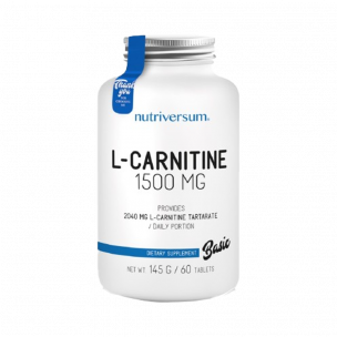 Nutriversum Basic L-Carnitine 1500 mg, 60 таблеток