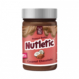 Nutletic Арахисовая паста шоколадная с кокосом, 280 грамм