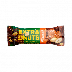 Fitsnack Батончик глазированный Extra Nuts, 45 грамм