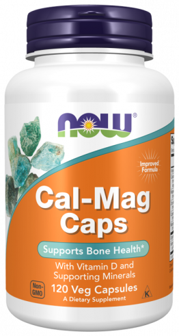 NOW Cal-Mag Caps, 120 капсул