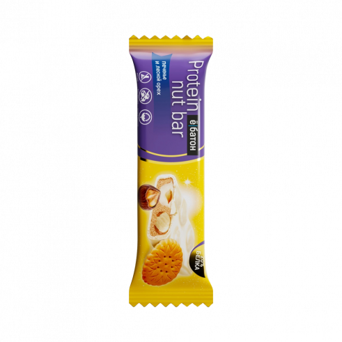 Ёбатон Батончик глазированный nut bar, 40 грамм