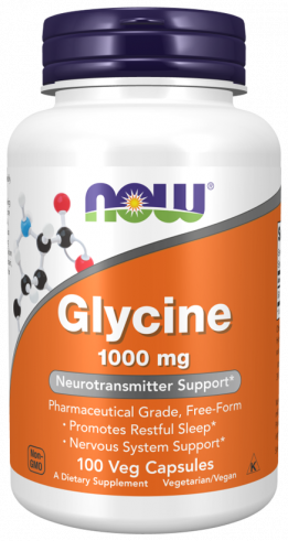 NOW Glycine 1000 mg, Глицинон