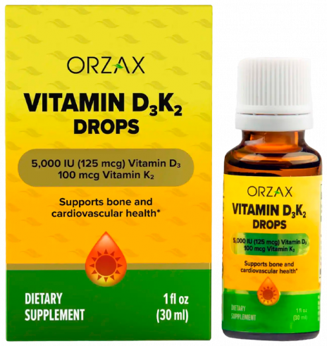 Orzax D3 K2 Drop, 30 мл