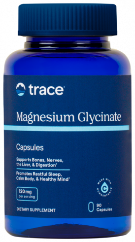 Trace Minerals Magnesium Glycinate 120 mg, 90 капсул