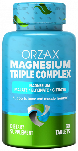 Orzax Magnesium Triple Complex, 60 таблеток