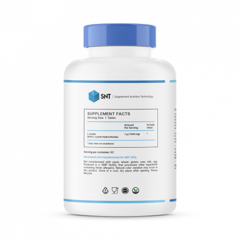 SNT L-Lysine, 60 таблеток