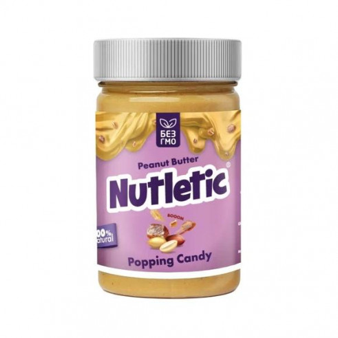 Nutletic Арахисовая паста с взрывной карамелью, 280 гр