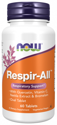 NOW Respir-All, 60 таблеток
