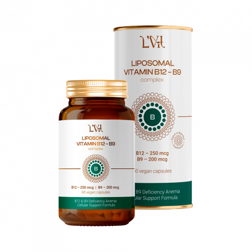Liposomal Vitamins Liposomal В12 + В9, 60 капсул